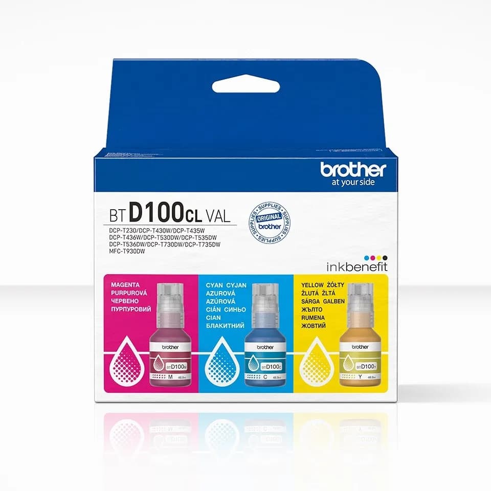 Brother Tusz Multipack BTD100CLVAL=BT-D100CLVAL, zdjęcie 1 z 3