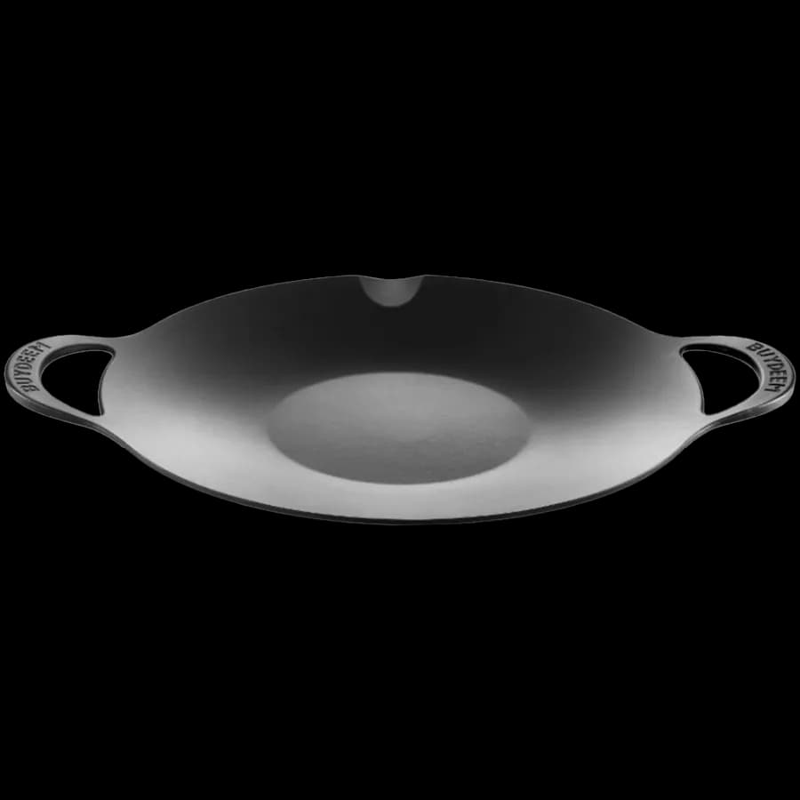 Buydeem Aluminiowa taca do grilowania i smażenia 36 cm, CP101, Black, zdjęcie 1 z 4