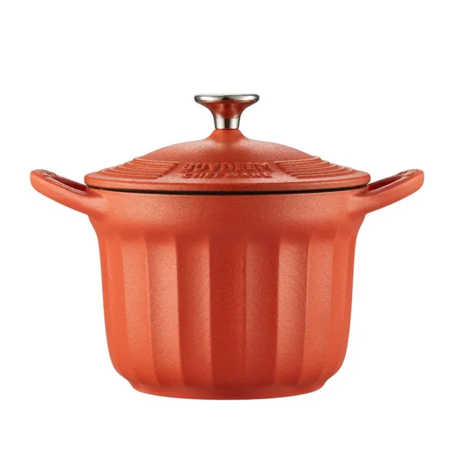 Buydeem Emaliowane naczynie żeliwne 1,8L, CP541, Koi Red, zdjęcie 1 z 3