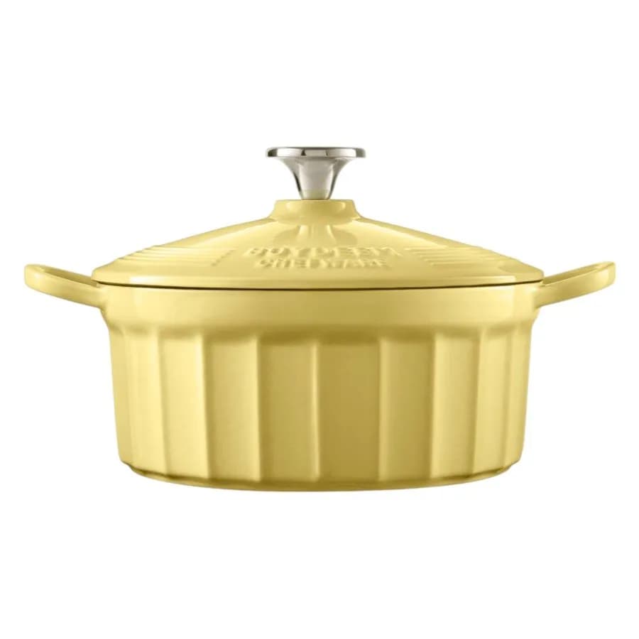 Buydeem Emaliowane naczynie żeliwne 2,9L, CP521, Mellow Yellow