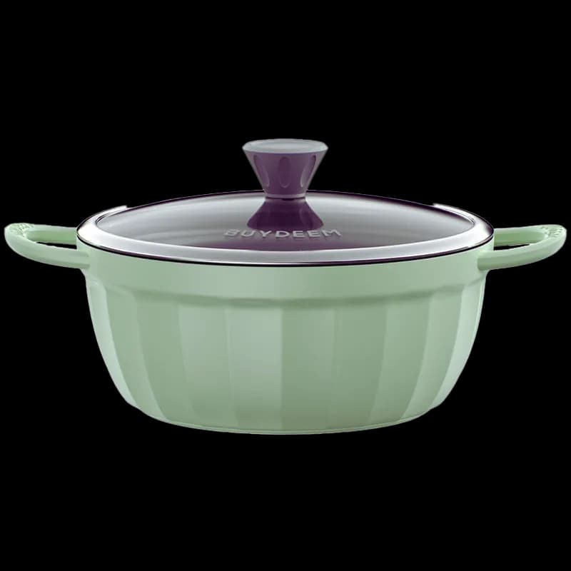 Buydeem Garnek emaliowany 4,5L CP152 Cozy Greenish
