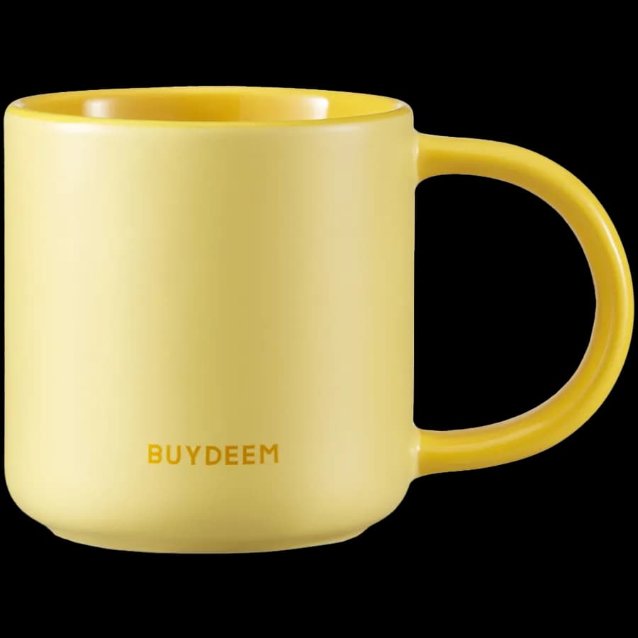 Buydeem Kubek ceramiczny 300ml, CD1018, Mellow Yellow, zdjęcie 1 z 2