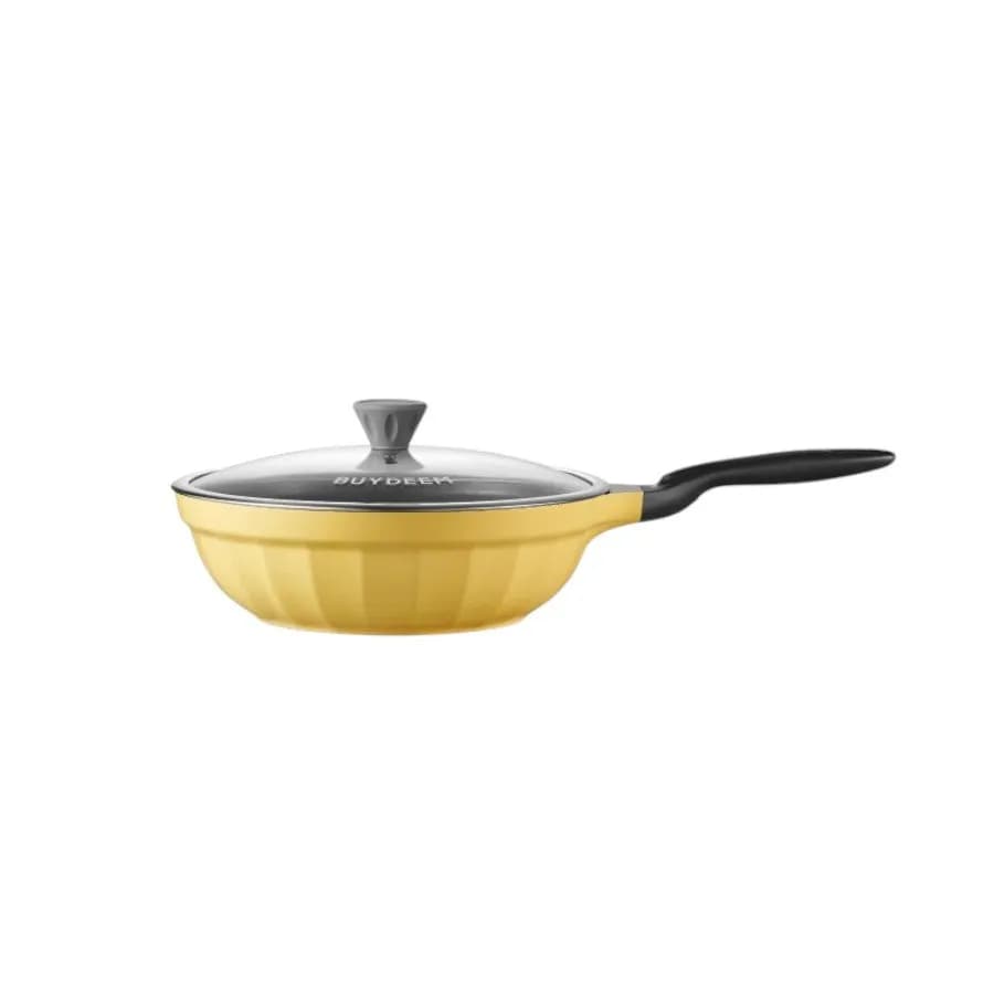 Buydeem Patelnia alum. nieprzywierająca 30 cm CP102 Mellow Yellow, zdjęcie 1 z 3