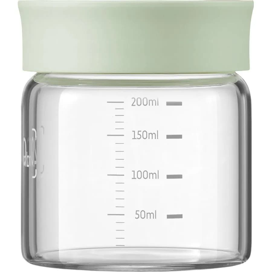 Buydeem Szklane słoiczki 200ml z nakrętką wze Cozy Greenish, CS1007/A1, zdjęcie 1 z 2
