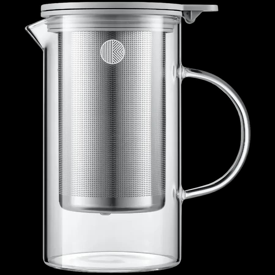 Buydeem Szklany dzbanek z zaparzaczem 800ml, CD2002, zdjęcie 1 z 4