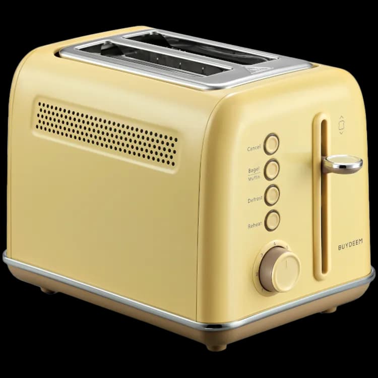 Buydeem Toster na 2 kromki, DT620E, Mellow Yellow, EU, zdjęcie 1 z 5