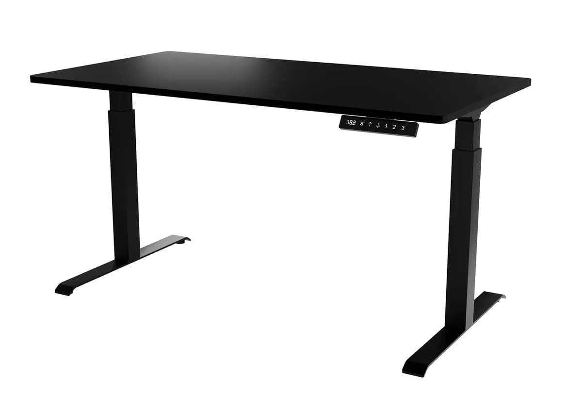 Cama Meble Biurko z elektryczną regulacją wysokości MOON LONG 150x80x72-120 czarny, zdjęcie 1 z 3