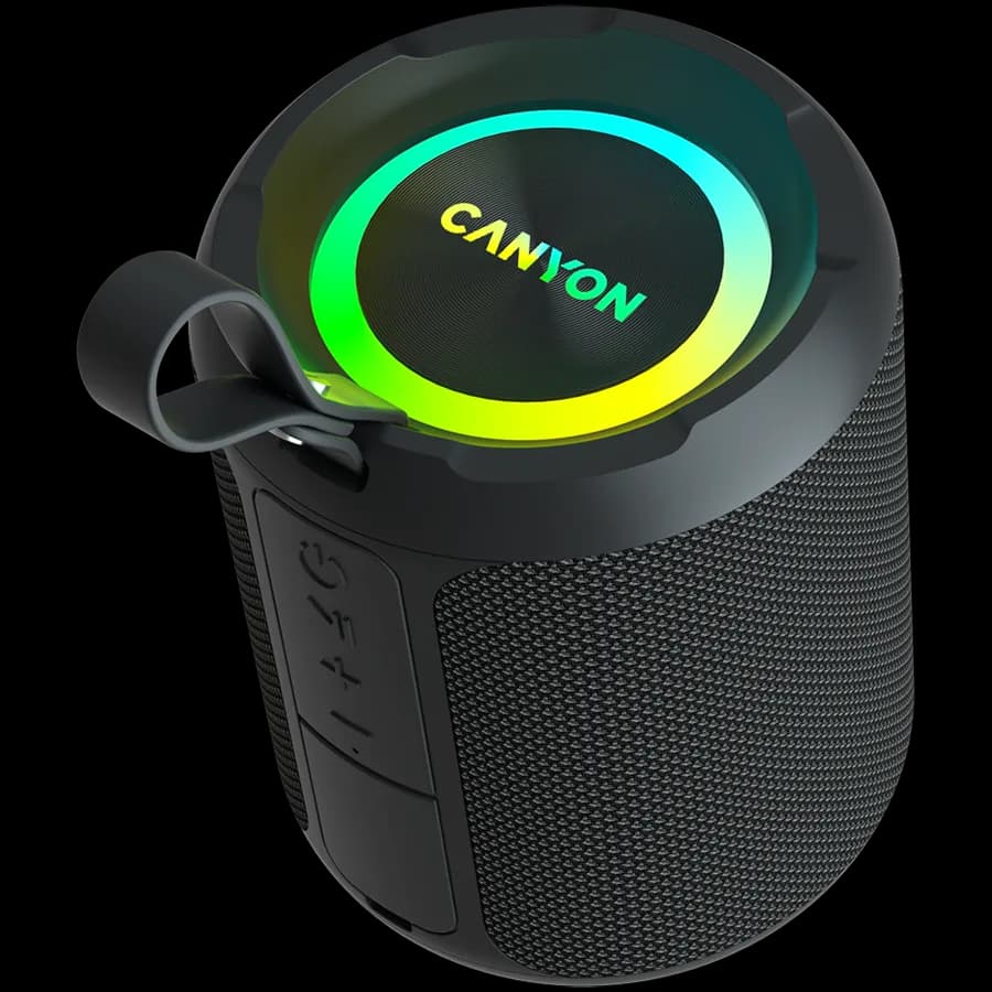 Canyon Głośnik Bluetooth OnMove 11 IPX6 TWS 20W EQ RGB Czarny, zdjęcie 1 z 5