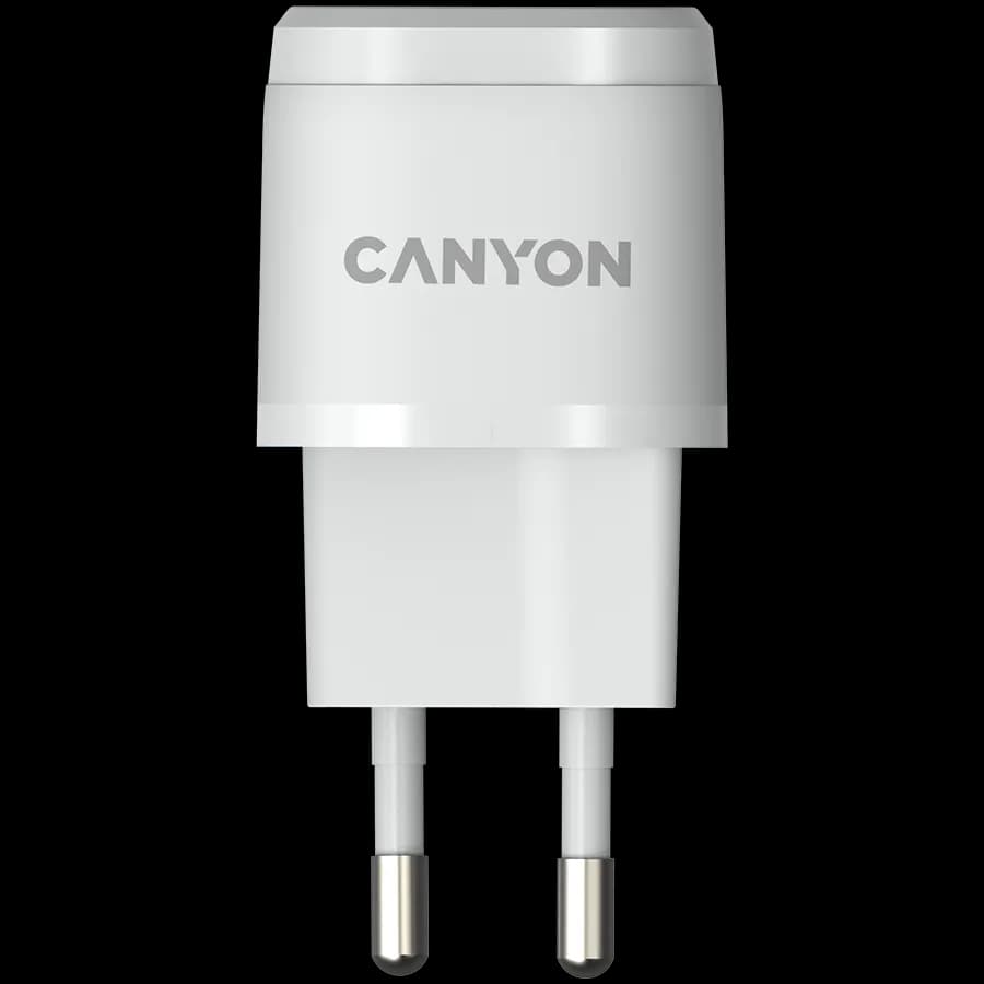 Canyon Ładowarka sieciowa H-20-05 PD 20W USB-C Biała, zdjęcie 1 z 4