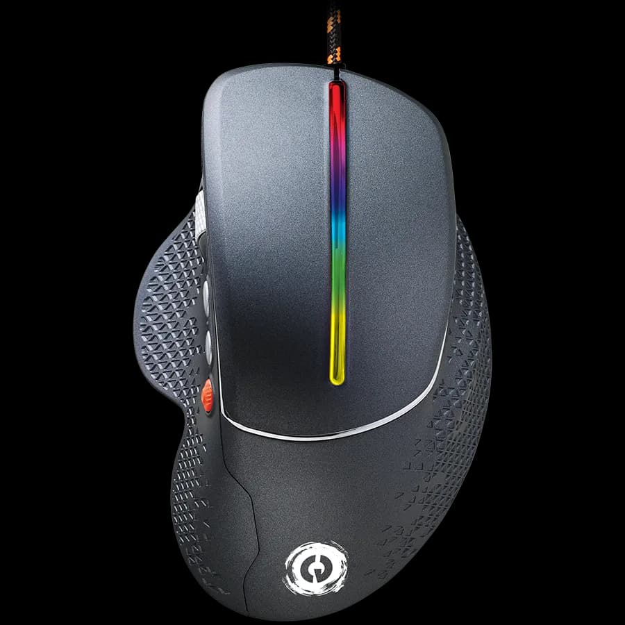 Canyon Mysz gamingowa Apstar GM-12 RGB 6 Przyc. Przew. Ciemnoszara, zdjęcie 1 z 3
