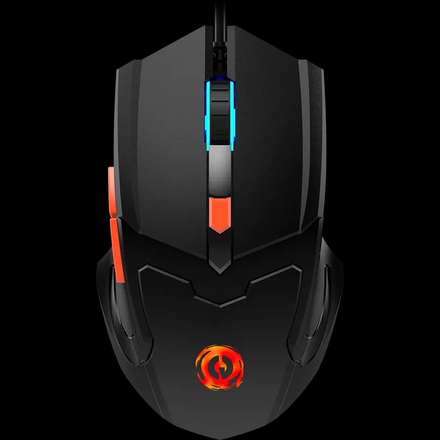 Canyon Mysz gamingowa Vigil GM-2 RGB 6 Przyc. Przew. Czarna, zdjęcie 1 z 6