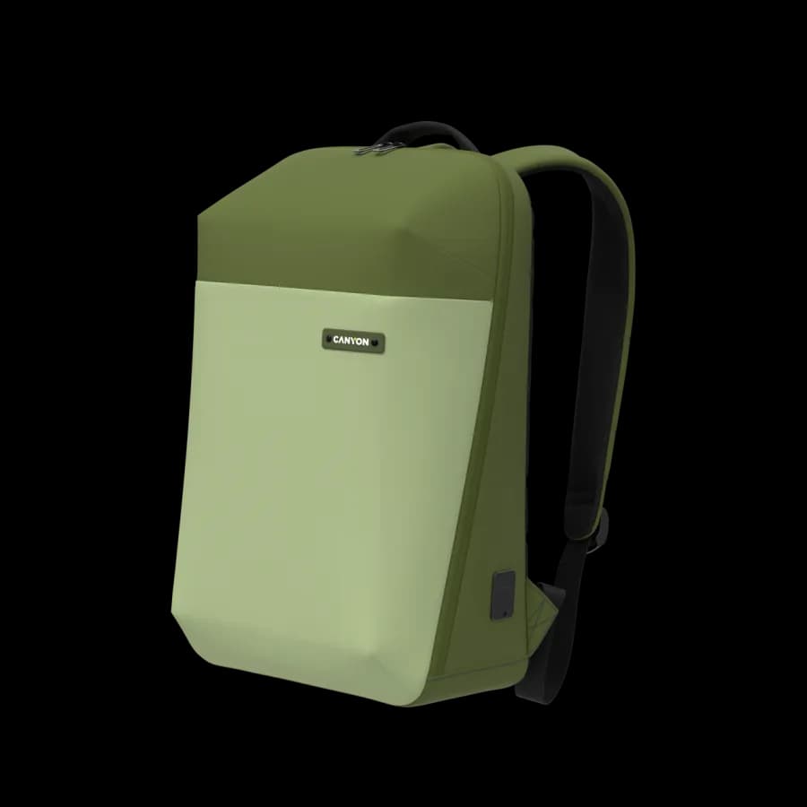 Canyon Plecak na laptopa OnPack UR01 15,6" 16L USB zielony, zdjęcie 1 z 8