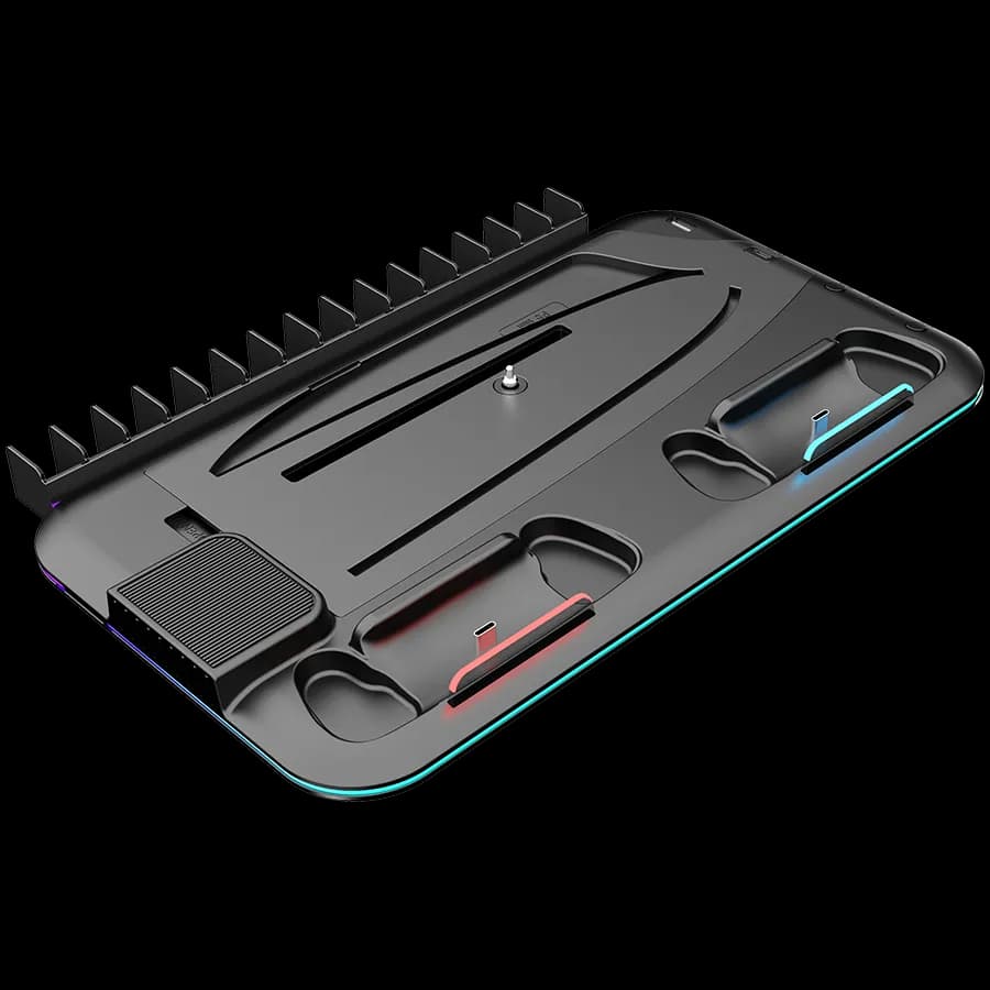 Canyon Podstawka chłodząca CS-51 RGB PS5 Slim/DE Ładowanie Czarna, zdjęcie 1 z 5