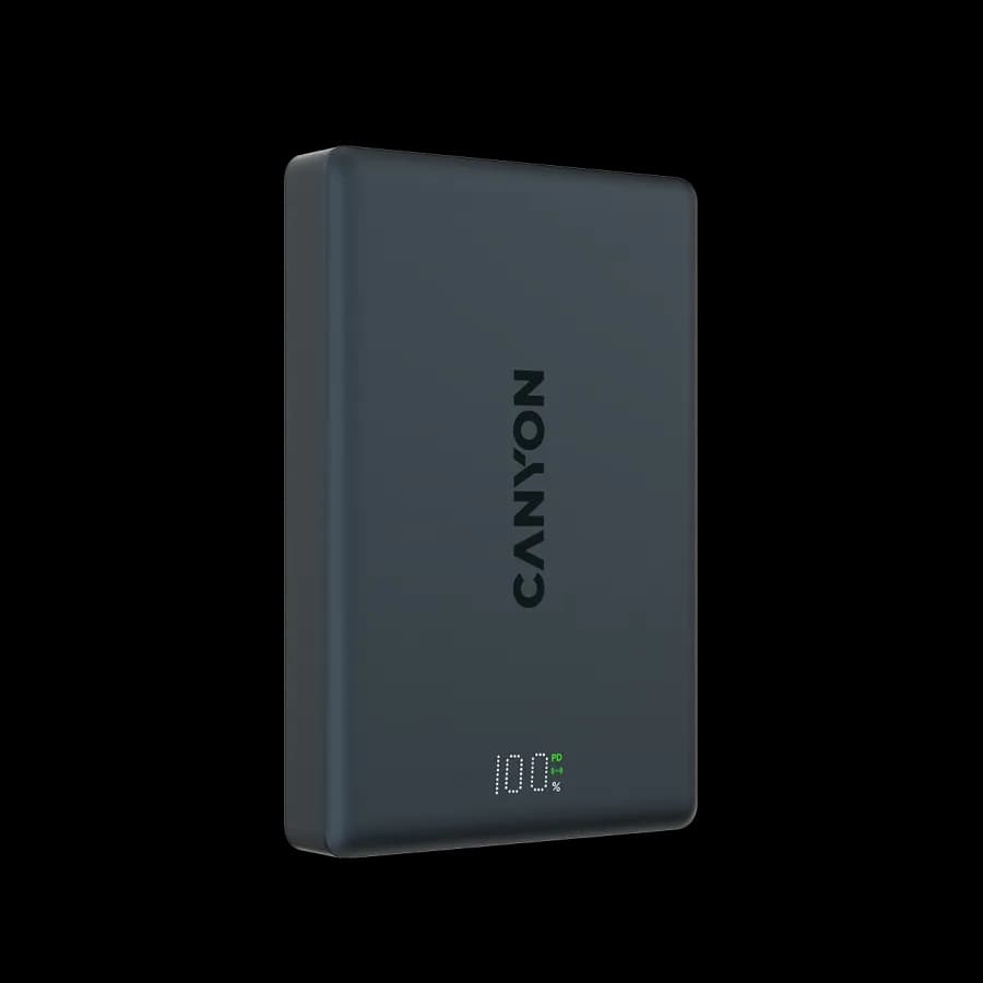 Canyon Powerbank OnPower 511 Magnet. PD 20W 10000mAh Grafit, zdjęcie 1 z 5