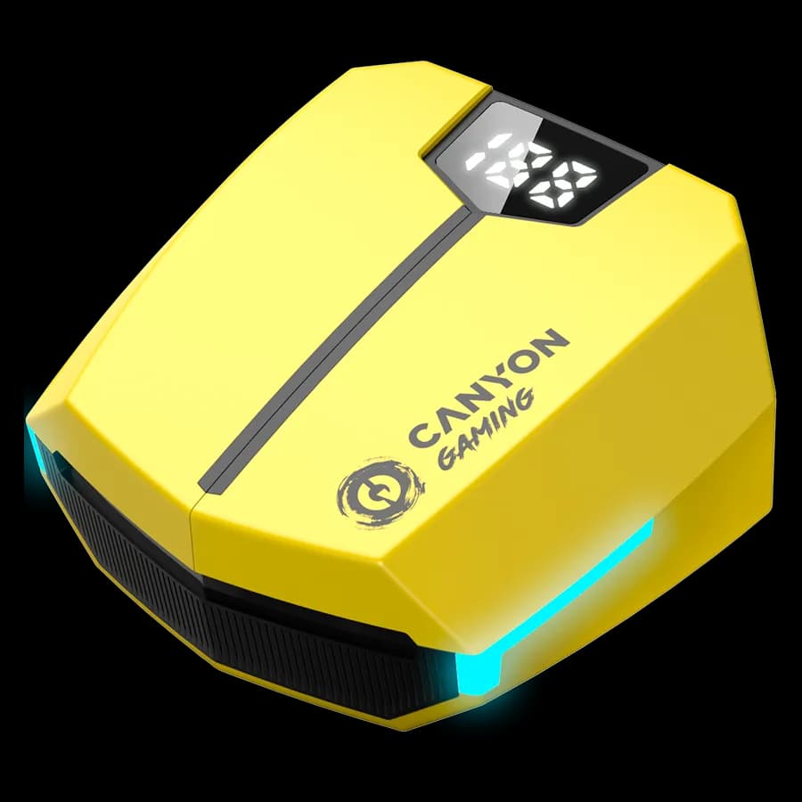 Canyon Słuchawki douszne DoubleBee GTWS-2 Żółte, zdjęcie 1 z 6