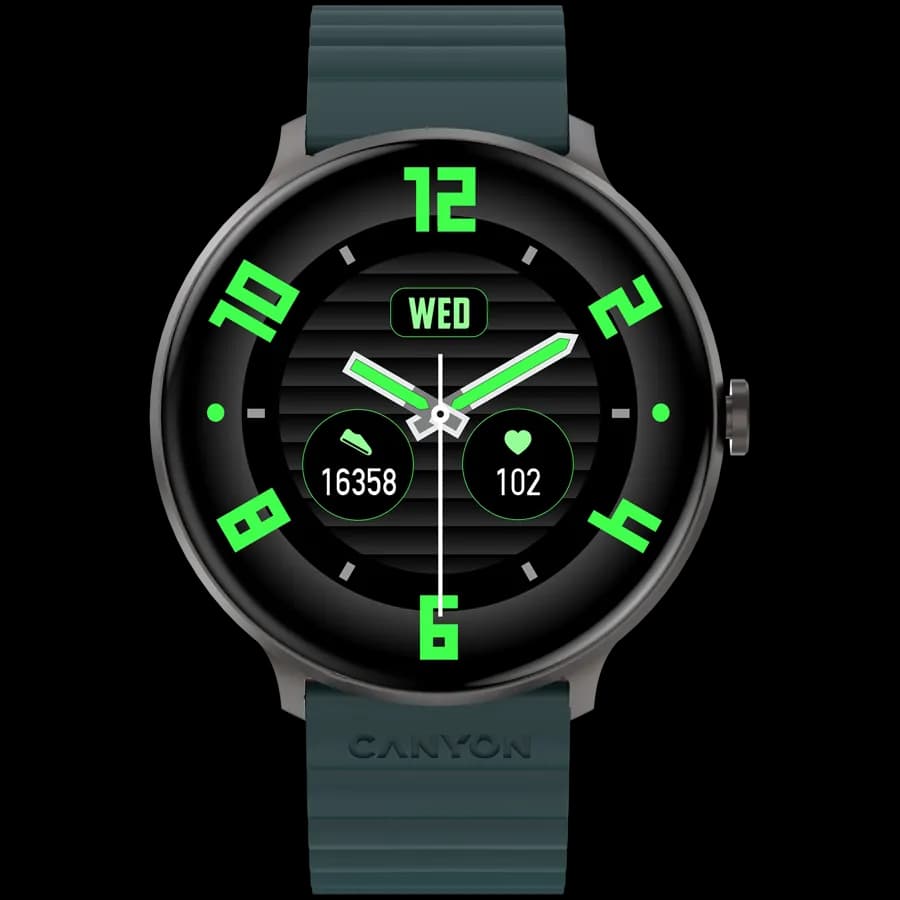 Canyon Smartwatch Jacky SW-69 Zielono - Pomarańczowy, zdjęcie 1 z 6