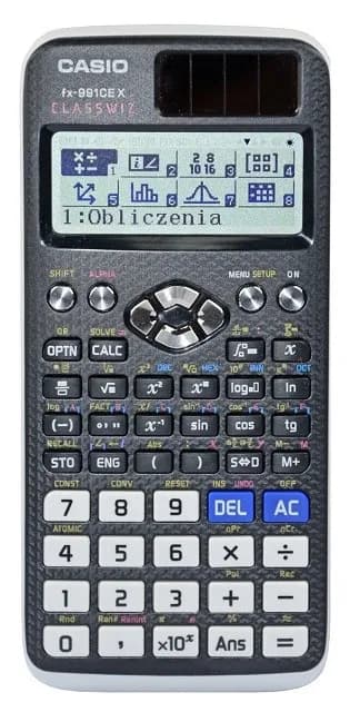 Casio KALKULATOR NAUKOWY FX 991CEX CLASSWIZ CZARNY, 12 CYFROWY WYŚWIETLACZ