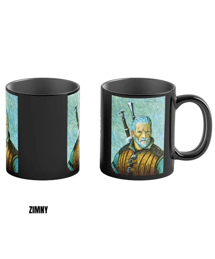 Cenega Kubek termoaktywny Good Loot: The Witcher - Geralt & Vincent van Gogh, zdjęcie 1 z 2