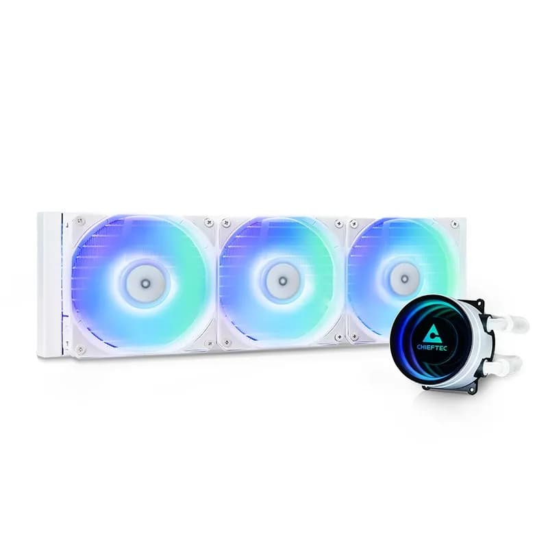 Chieftec Chłodzenie wodne Iceberg 360 RGB white, zdjęcie 1 z 8