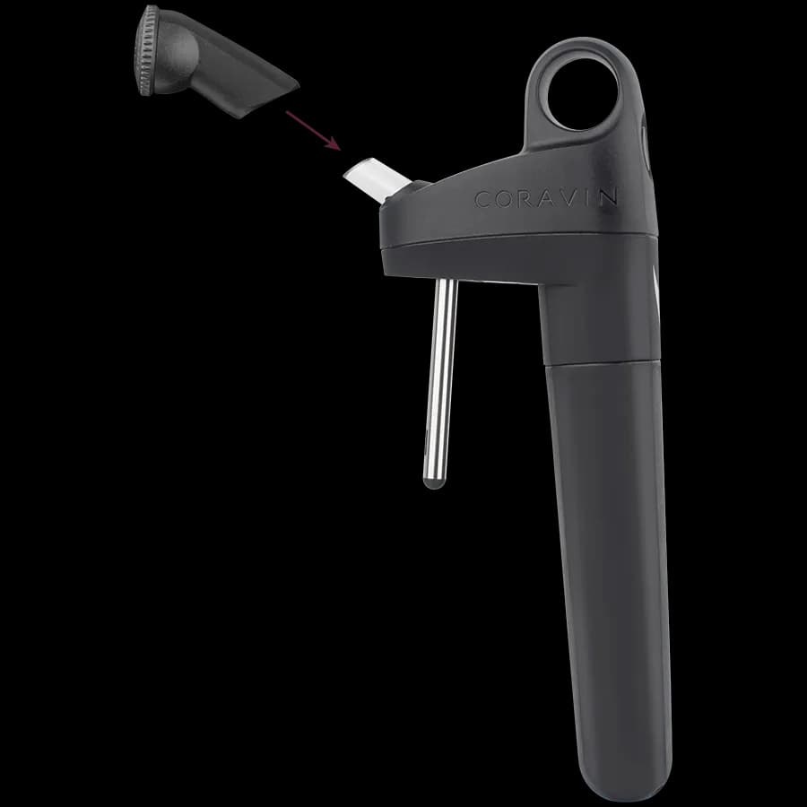 Coravin Pivot, Aerator do systemu przechowywania wina, Czarny, zdjęcie 1 z 3