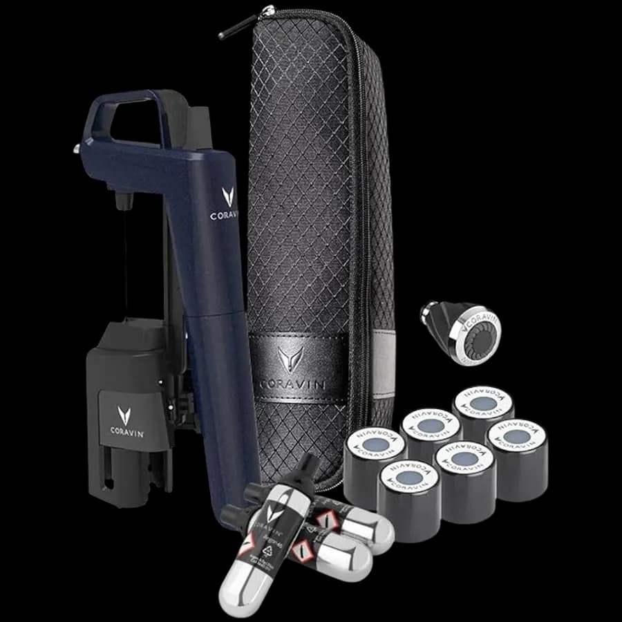 Coravin Timeless Six+ Wine Preservation System - Ocean Blue