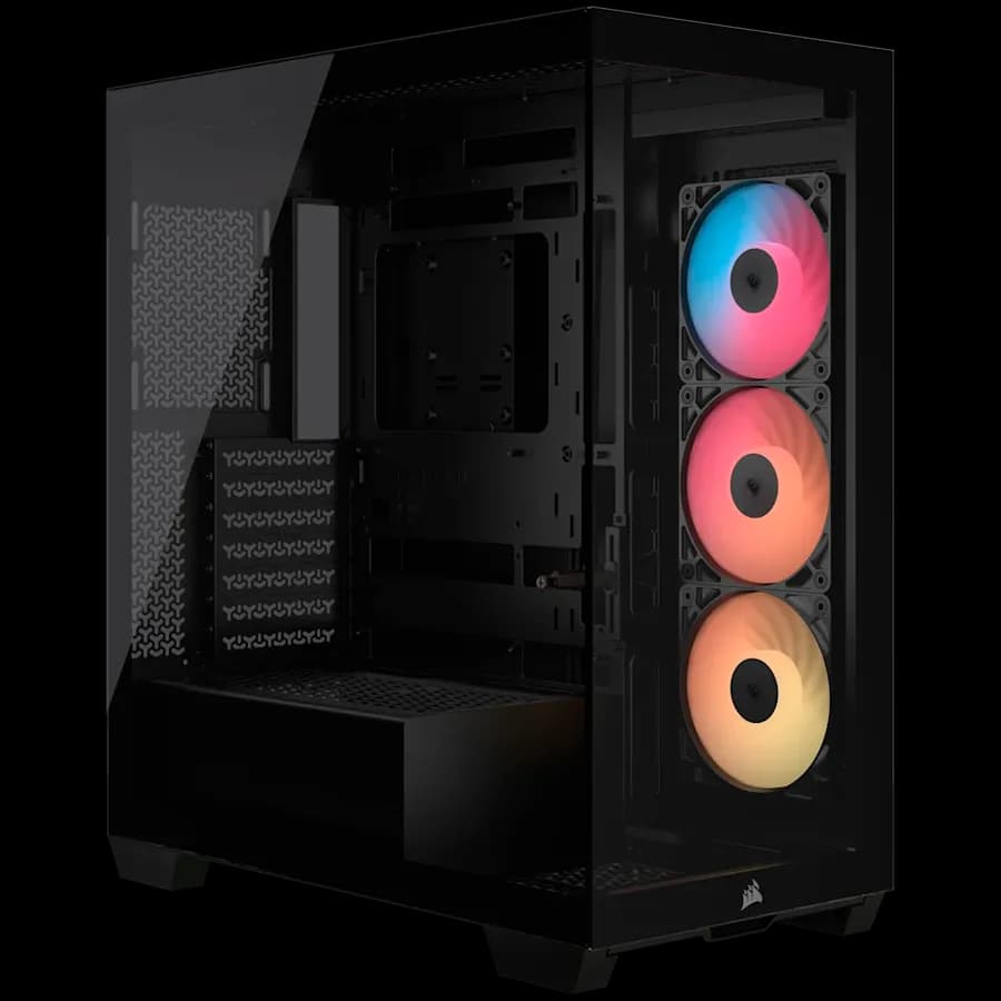 Corsair 3500X RSR ARGB Tempered Glass Mid-Tower, Black, zdjęcie 1 z 4