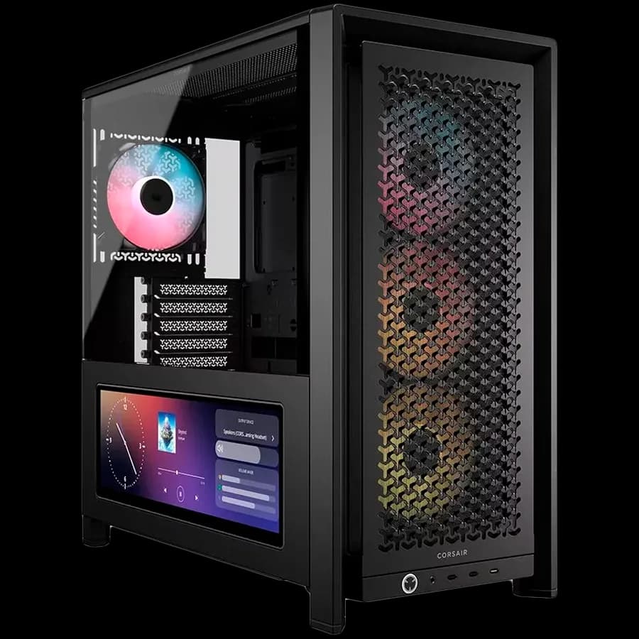 Corsair FRAME 4000D LCD RS Performance Mid-Tower, Black, zdjęcie 1 z 4