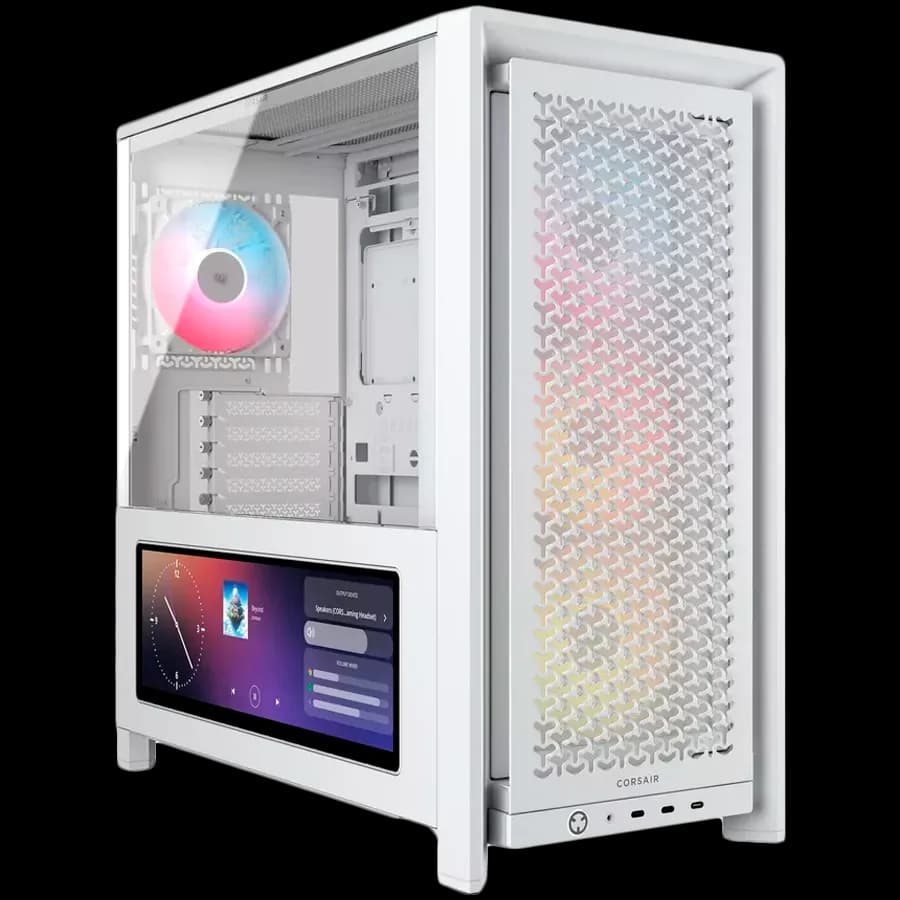 Corsair FRAME 4000D LCD RS Performance Mid-Tower, White, zdjęcie 1 z 4