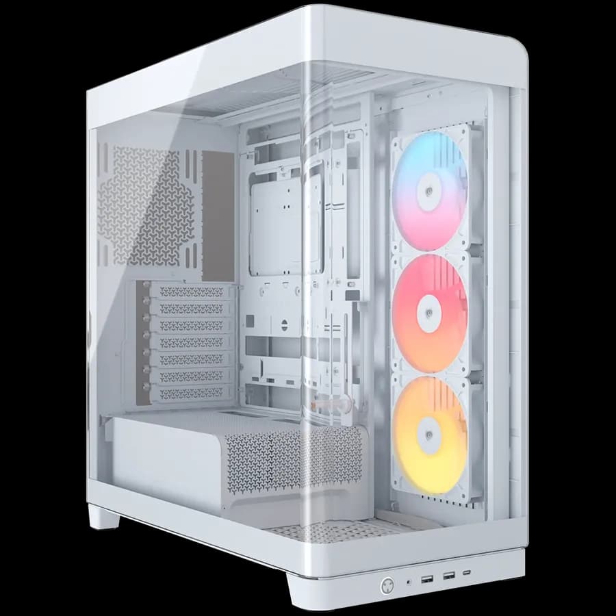 Corsair FRAME 4500X RS-R ARGB Tempered Glass Mid-Tower, White