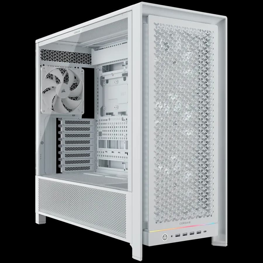 Corsair FRAME 5000D RS (4xRS140) Mid-Tower Case, White