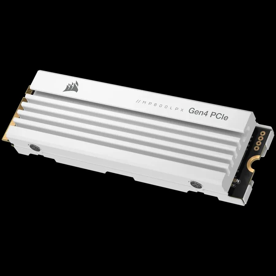 Corsair MP600 PRO LPX 2TB M.2 NVMe PCIe Gen. 4 x4 SSD (white)
