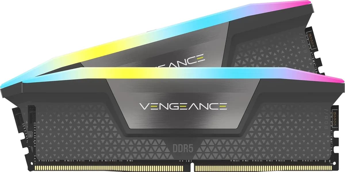 Corsair VENGEANCE RGB 32GB (2x16GB) DDR5 6000Mhz CL36 AMD EXPO & Intel XMP, zdjęcie 1 z 5