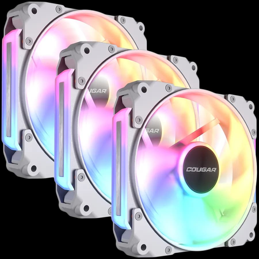 Cougar Wentylator Modułowy Apolar 120 ARGB Elite, 3 szt. 120 mm, Biały, zdjęcie 1 z 6