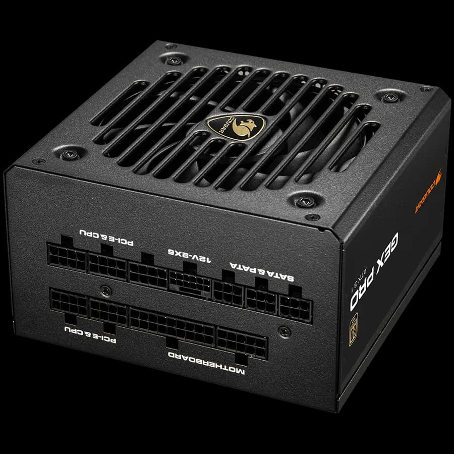 Cougar Zasilacz GEX Pro 750, 80 Plus Gold, 750W, Konstrukcja modułowa, zdjęcie 1 z 5