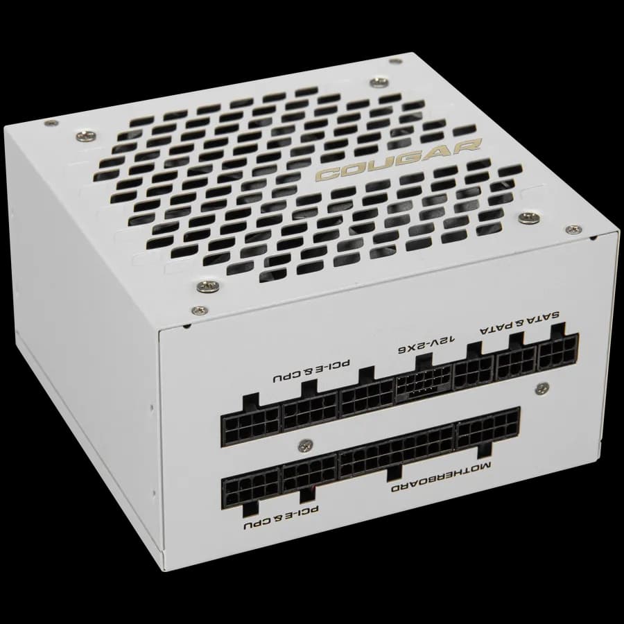 Cougar Zasilacz GEXX2 850 Snow, 80 Plus Gold, 850W, Biały, zdjęcie 1 z 12