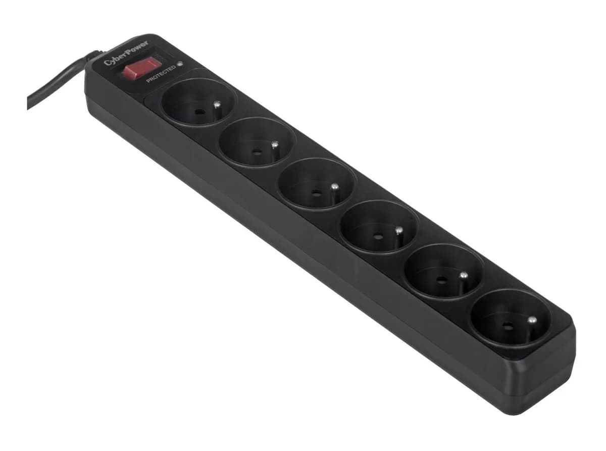 Cyberpower Listwa przeciwprzepięciowa B0620SC0-FR, zdjęcie 1 z 4