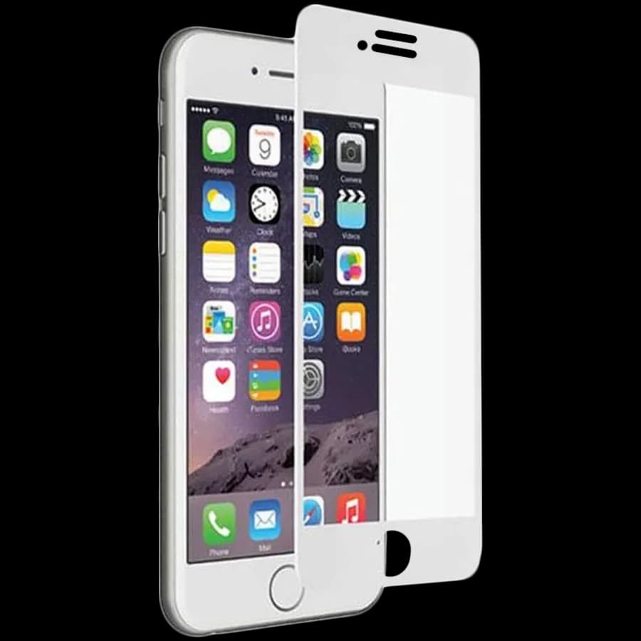Cygnett 3D curved 9H, Osłona ekranu, Utwardzone szkło, iPhone7, Biała