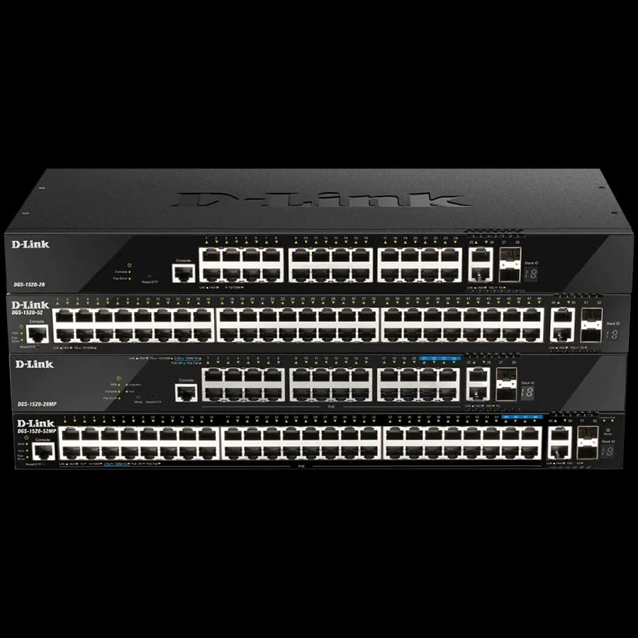 D-Link 20 ports GE PoE + 4 ports 2.5 GE PoE + 2 10GE ports + 2 SFP+ Smart Managed Switch