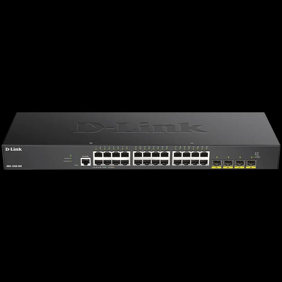 D-Link 24-port Gigabit Smart Managed Switch with 4x 10G SFP+ ports