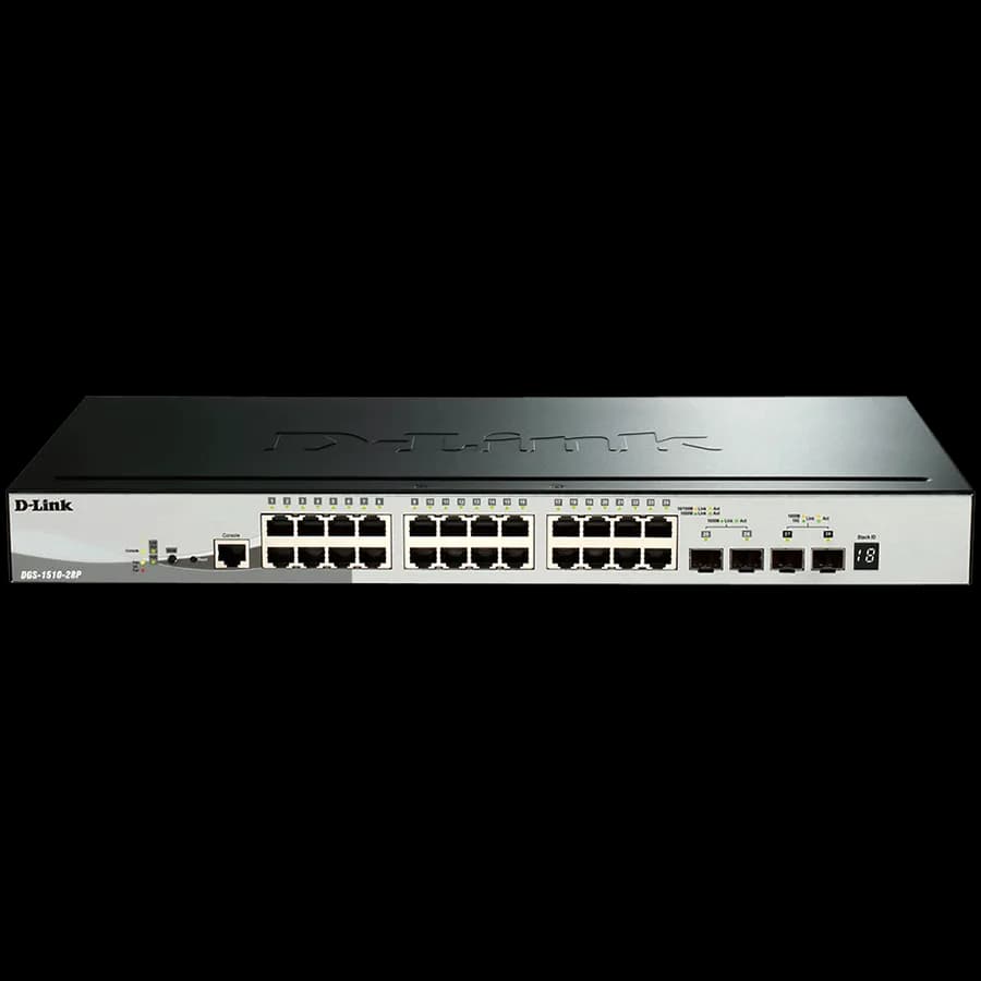 D-Link 28-Port Gigabit Stackable Smart Managed Switch including 4 10G SFP+