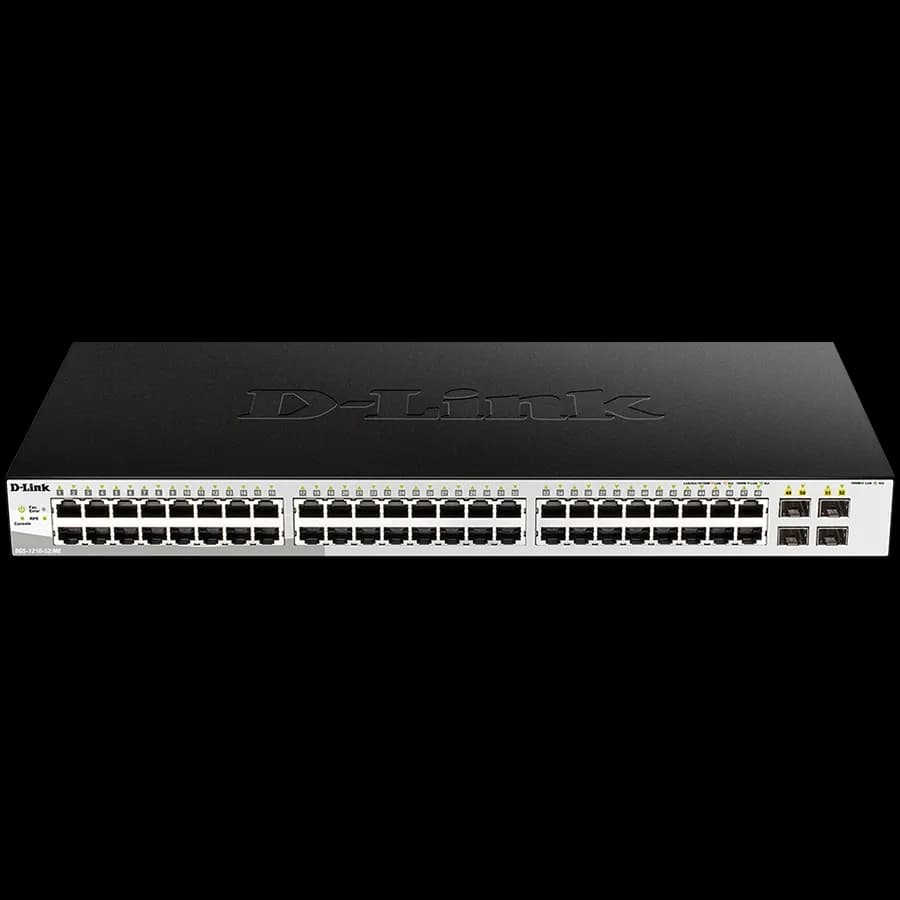 D-Link 48 10/100/1000 Base-T port with 4 x 1000Base-T, SFP ports