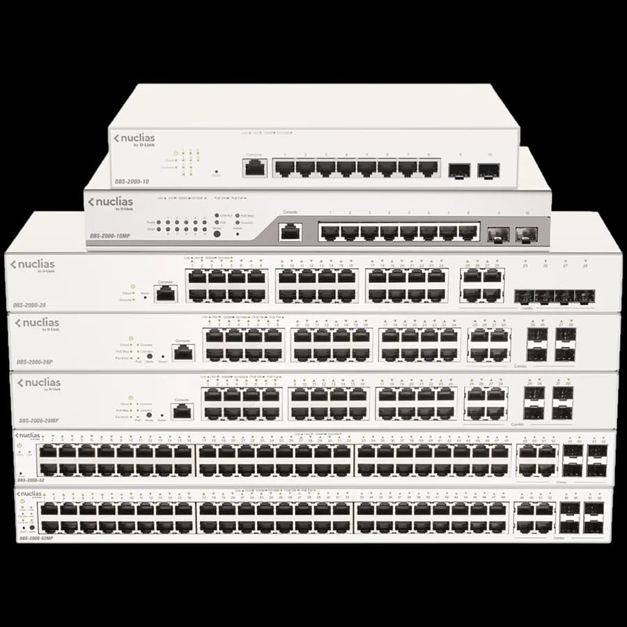 D-Link Switch 10 Port Gigabit PoE+ Nuclias Smart Managed (With 1 Year License)