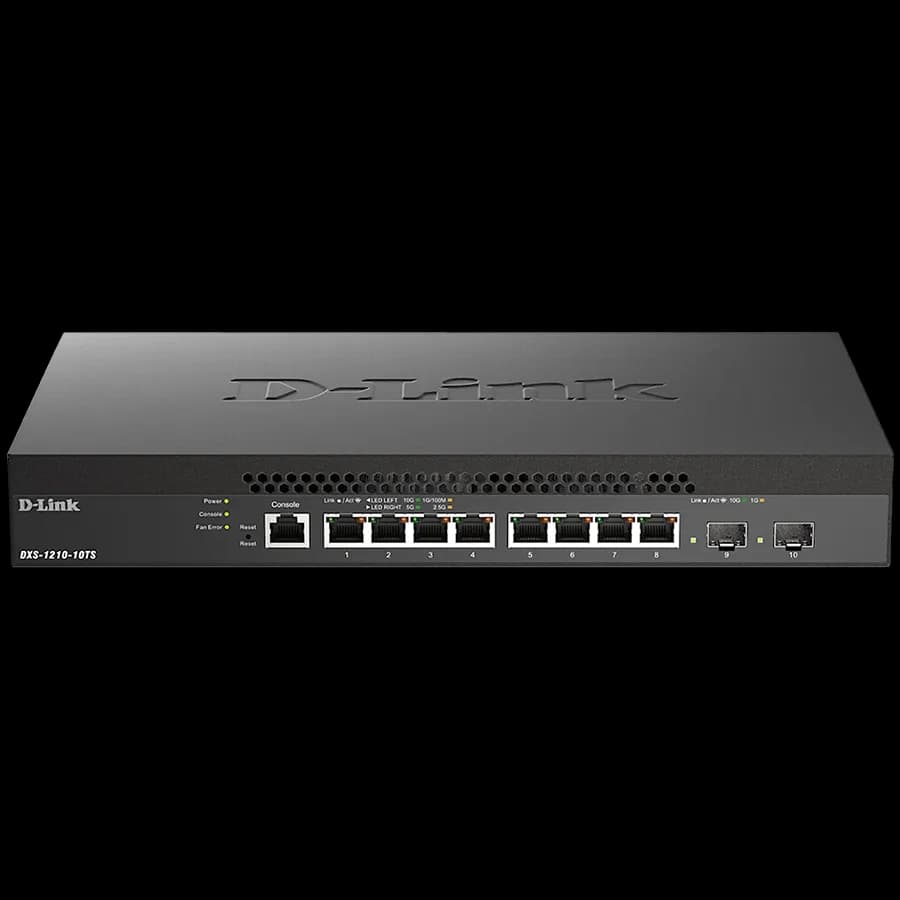 D-Link Switch 10 Port Smart Managed including 8x 10G & 2x SFP+ ports