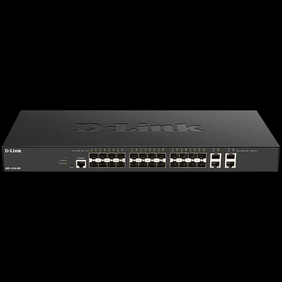 D-Link Switch 24 x 10G SFP+ ports + 4 x 10G Base-T ports Smart Managed Switch
