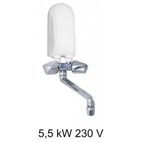 Dafi Ogrzewacz wody 5,5 KW z baterią białą (230V) (OUTLET), zdjęcie 1 z 4