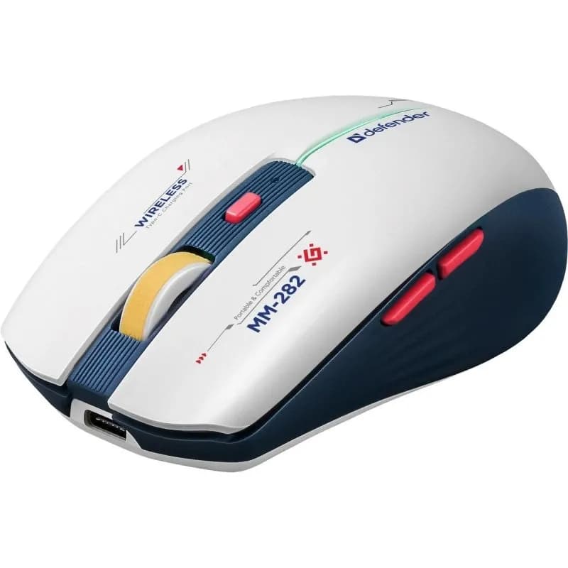 Defender MYSZ BEZPRZEWODOWA DILA MM-282 RF 1800DPI 6P AKUMULATOROWA 52282, zdjęcie 1 z 8