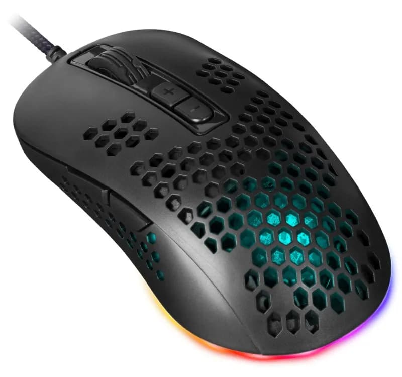 Defender MYSZ PRZEWODOWA GAMINGOWA SHEPARD GM-620L OPTIC 12800 DPI 7P PODŚWIETLENIE RGB 52620, zdjęcie 1 z 6