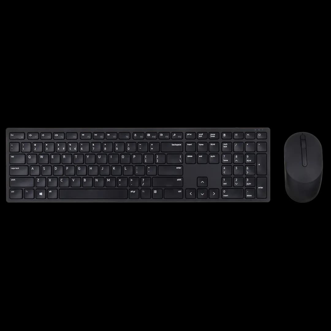 Dell Pro Wireless Keyboard and Mouse - KM5221W - US International (QWERTY) (RTL BOX), zdjęcie 1 z 12