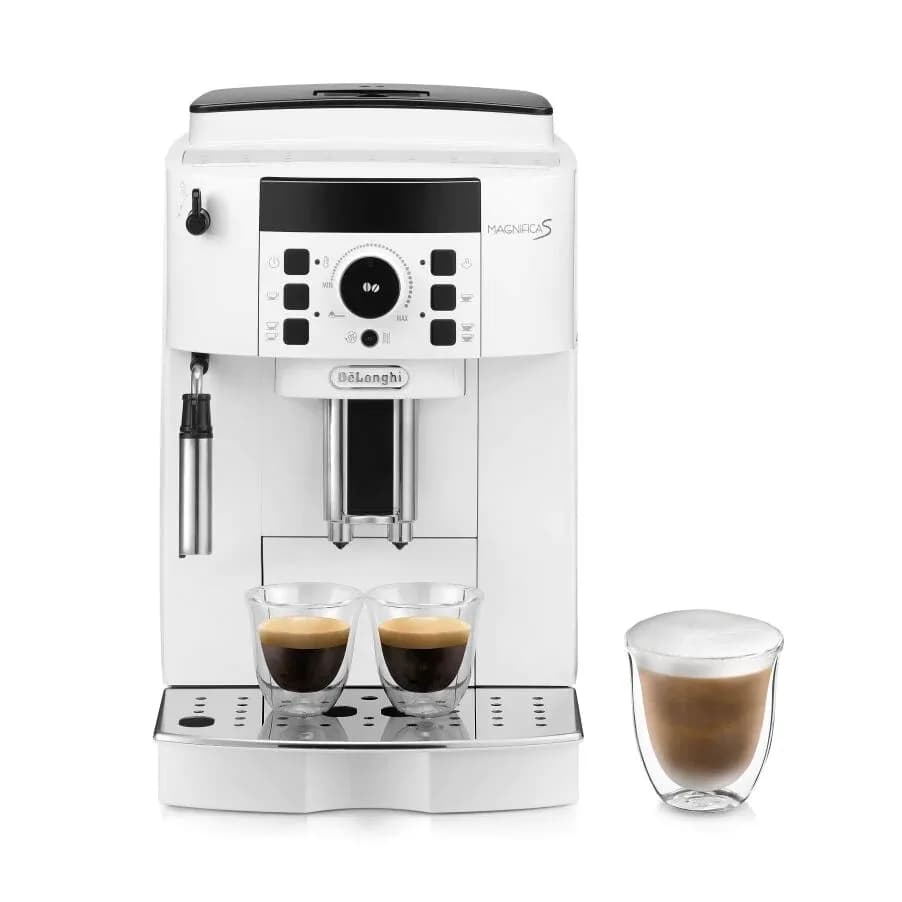 Delonghi Ekspres ciśnieniowy automatyczny Magnifica S ECAM 21.117.W ( 1450W ; kolor biały ), zdjęcie 1 z 5