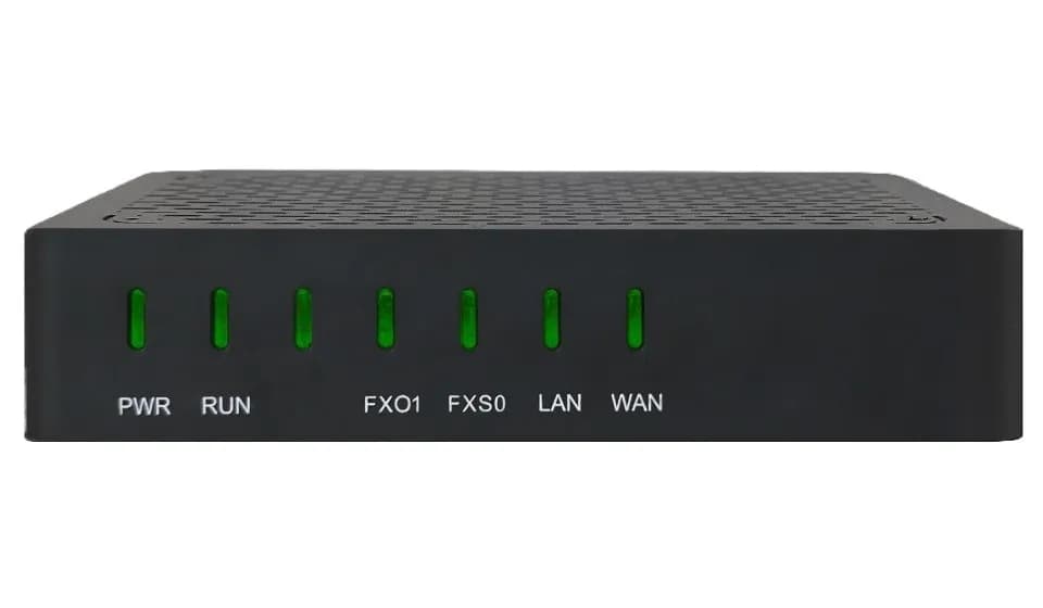 Dinstar DAG1000-1S1O – VoIP FXS/FXO Bramka, 1×FXS, 1×FXO, zdjęcie 1 z 2